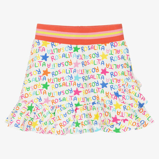 Rosalita Señoritas-Colourful Logo Cotton Skirt | Childrensalon Outlet