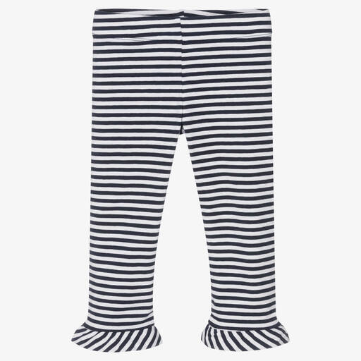 Rosalita Señoritas-Cropped Blue Stripe Leggings | Childrensalon Outlet