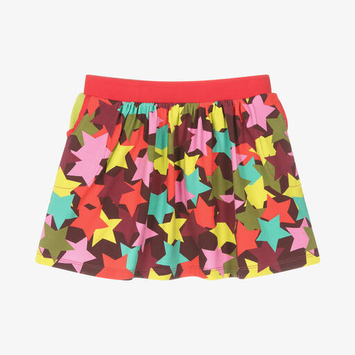 Rosalita Señoritas-Бордовая хлопковая юбка со звездами | Childrensalon Outlet