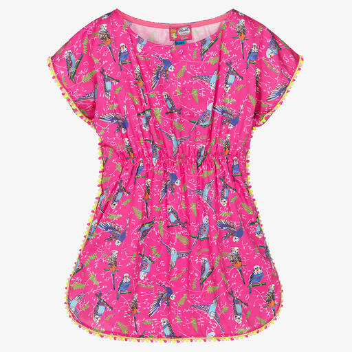 Rosalita Señoritas-Girls Pink Cotton Dress | Childrensalon Outlet