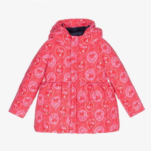 Rosalita Señoritas-Pink Flamingo Puffer Coat | Childrensalon Outlet