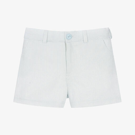 Sarah Louise-Baby Boys Blue Striped Shorts | Childrensalon Outlet