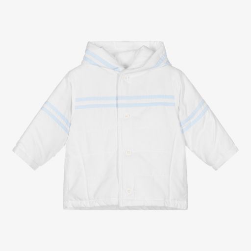 Sarah Louise-Baby Boys White Padded Jacket | Childrensalon Outlet