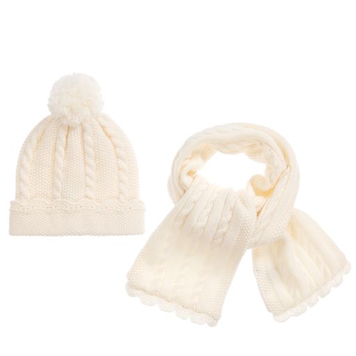 Sarah Louise-Baby Girls Hat & Scarf Set | Childrensalon Outlet