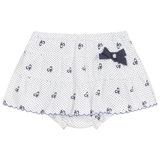 Sarah Louise-Blue & White Baby Skirt | Childrensalon Outlet
