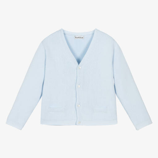 Sarah Louise-Boys Sky Knit Cardigan | Childrensalon Outlet