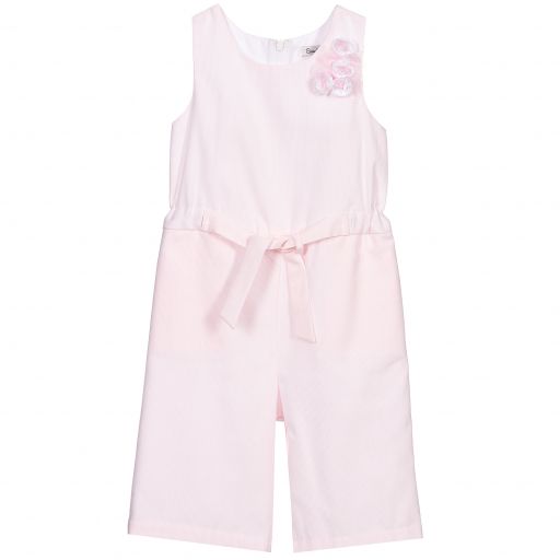 Sarah Louise-Girls Pale Pink Playsuit | Childrensalon Outlet
