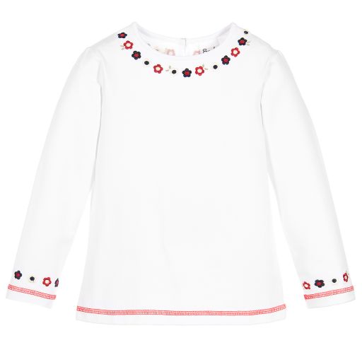 Sarah Louise-Girls White Top | Childrensalon Outlet