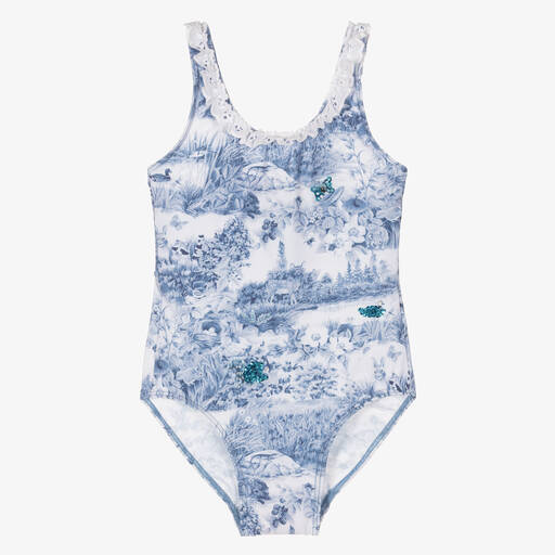 SELINI ACTION Maillot de bain fille taille 8 ans — FAMILY AFFAIRE