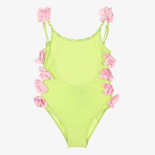 Selini Action-Girls Lime Green Swimsuit | Childrensalon Outlet