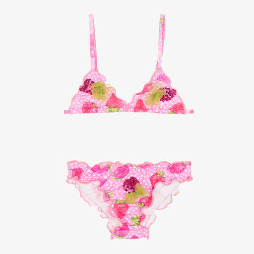 Selini Action-Girls Pink Strawberry Bikini | Childrensalon Outlet