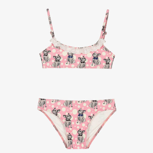 Selini Action-Pink French Bulldog Bikini | Childrensalon Outlet