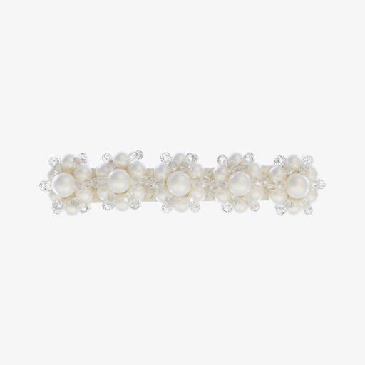 Sienna likes to party-Girls Pearl & Crystal Hair Clip (9cm) | Childrensalon Outlet
