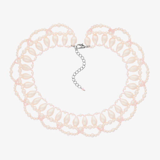 Sienna Likes To Party-Girls Pink Pearl Necklace | Childrensalon Outlet