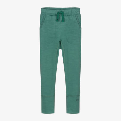 Smalls Merino-Green Merino Wool Joggers | Childrensalon Outlet