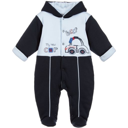 Sofija-Baby Boys Cotton Pramsuit | Childrensalon Outlet