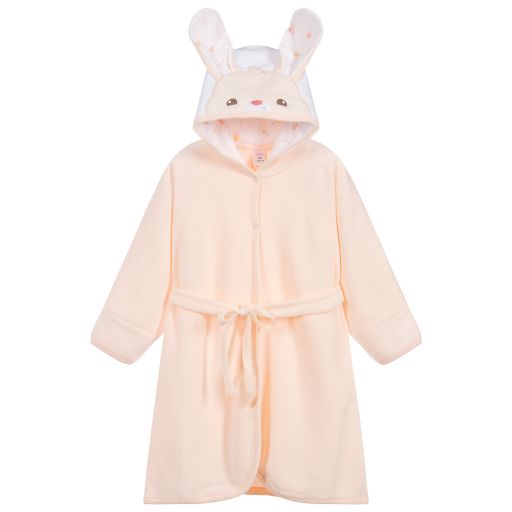 Sofija-Peach Pink Toweling Bathrobe | Childrensalon Outlet