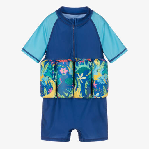 Soli Swim-Купальник синий с динозаврами для мальчиков | Childrensalon Outlet