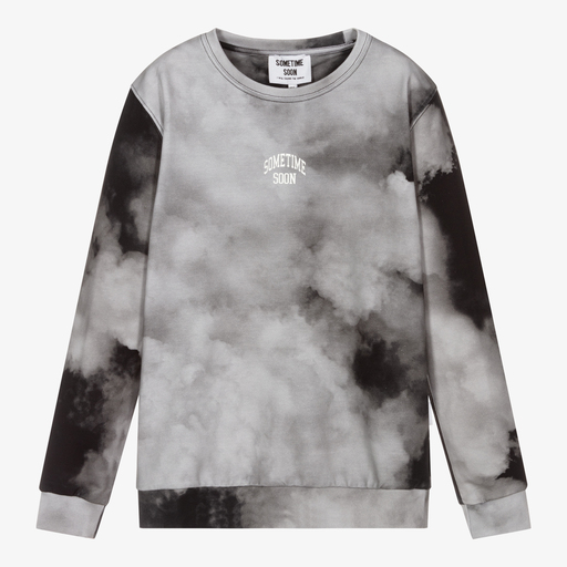 Sometime Soon-Teen Grey Cotton Sweatshirt | Childrensalon Outlet