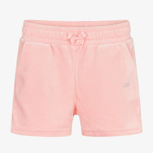 Sonia Rykiel Paris-Short rose en velours fille | Childrensalon Outlet