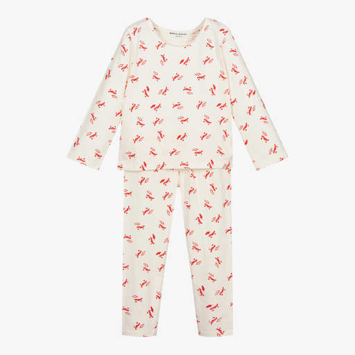 Sonia Rykiel Paris-بيجاما قطن لون عاجي للبنات | Childrensalon Outlet