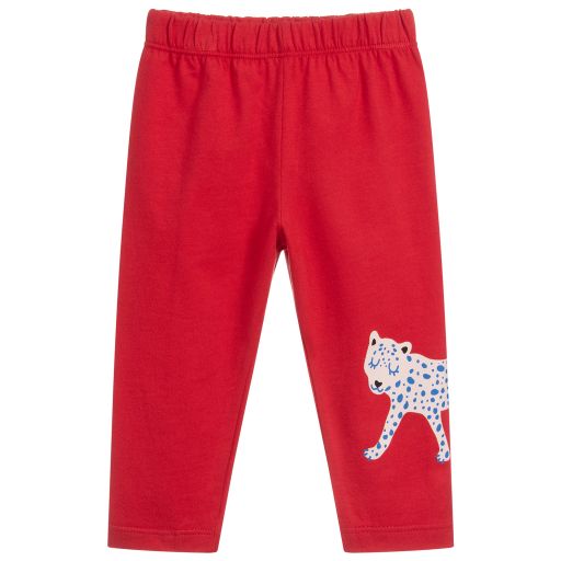 Sonia Rykiel Paris-Red Cotton Baby Leggings | Childrensalon Outlet