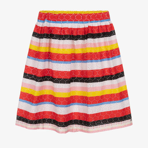 Sonia Rykiel Paris-Teen Girls Embroidered Cotton Skirt | Childrensalon Outlet
