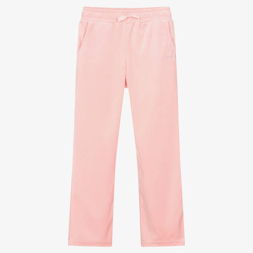 Sonia Rykiel Paris-Розовые велюровые джоггеры | Childrensalon Outlet