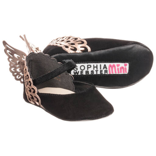 Sophia Webster Mini-Baby Girls Suede Shoes | Childrensalon Outlet