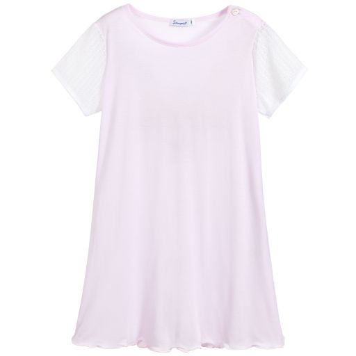Sottocoperta-قميص نوم جيرسي لون زهري | Childrensalon Outlet