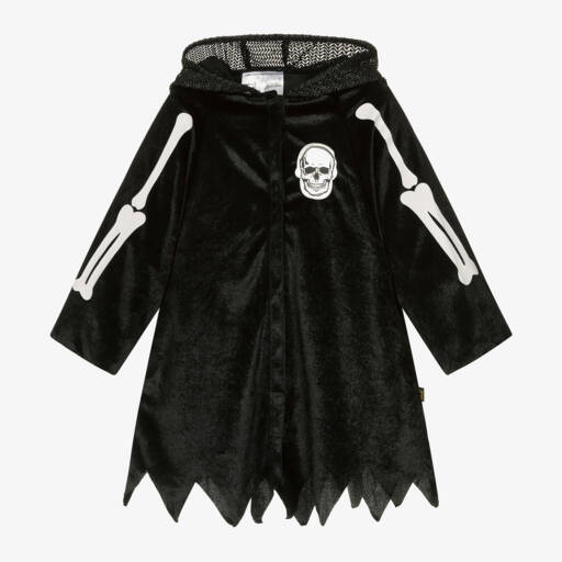 Souza-Черный костюмный кейп со скелетом | Childrensalon Outlet