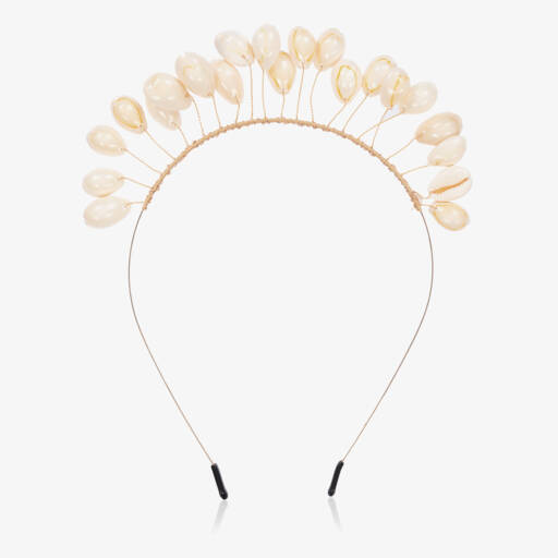 Souza-Girls Gold Mermaid Shell Headband | Childrensalon Outlet