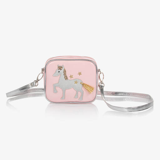 Souza-Girls Pink Faux Leather Pony Bag (15cm) | Childrensalon Outlet
