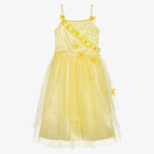 Souza-Желтое карнавальное платье из тюля | Childrensalon Outlet
