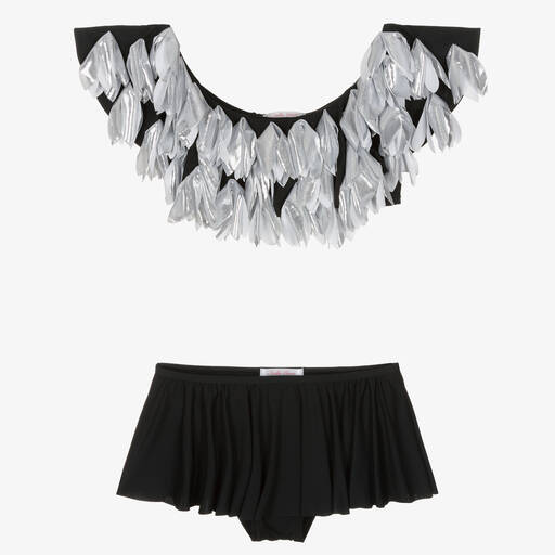 Stella Cove-Teen Girls Black & Silver Bikini | Childrensalon Outlet