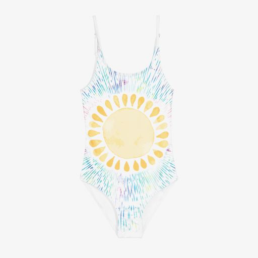Stella Cove-White Sun Rays Swimsuit | Childrensalon Outlet
