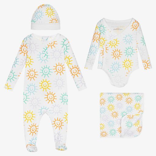 Stella McCartney Kids-4 Piece Babysuit Gift Set  | Childrensalon Outlet