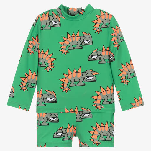 Stella McCartney Kids-Grünes Gecko-Bade-Set für Babys (J) | Childrensalon Outlet