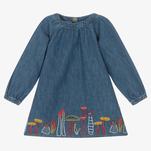 Stella McCartney Kids-Blaues Jeanskleid für Babys (M) | Childrensalon Outlet