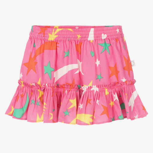 Stella McCartney Kids-Baby Girls Pink Star Skirt | Childrensalon Outlet