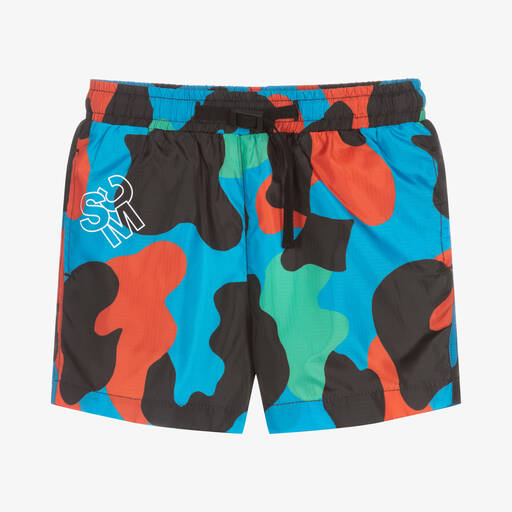 Stella McCartney Kids-Черные, синие и красные шорты | Childrensalon Outlet