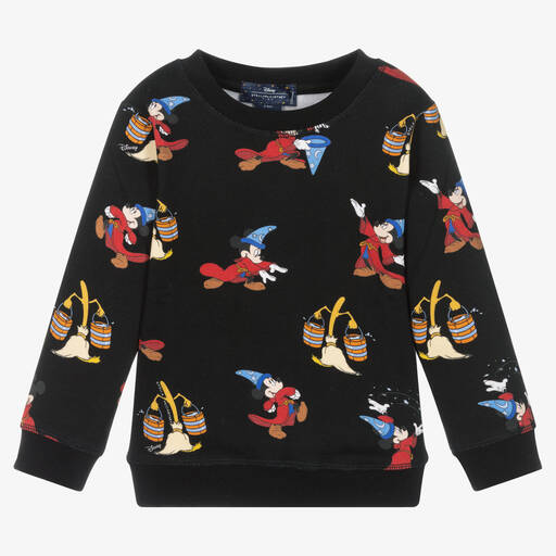 Stella McCartney Kids-Boys Black Disney Fantasia Sweatshirt | Childrensalon Outlet