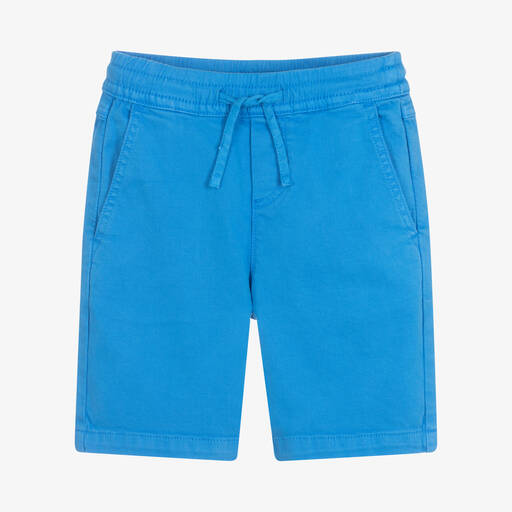 Stella McCartney Kids-Blaue Shorts aus Biobaumwolle | Childrensalon Outlet