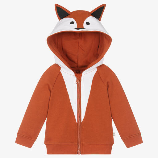 Stella McCartney Kids-Haut marron zip renard garçon | Childrensalon Outlet