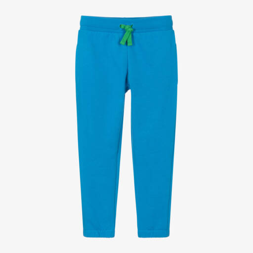 Stella McCartney Kids-Boys Cotton Blue Jogging Trousers | Childrensalon Outlet