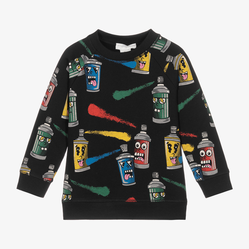 Stella McCartney Kids-Biobaumwoll-Sweatshirt für Jungen | Childrensalon Outlet