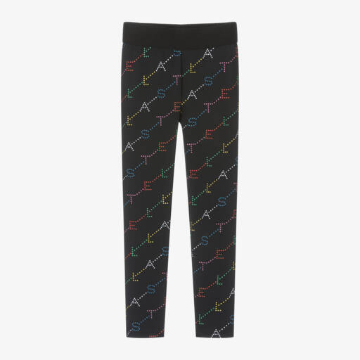 Stella McCartney Kids-ليقنز رياضي لون أسود للبنات | Childrensalon Outlet