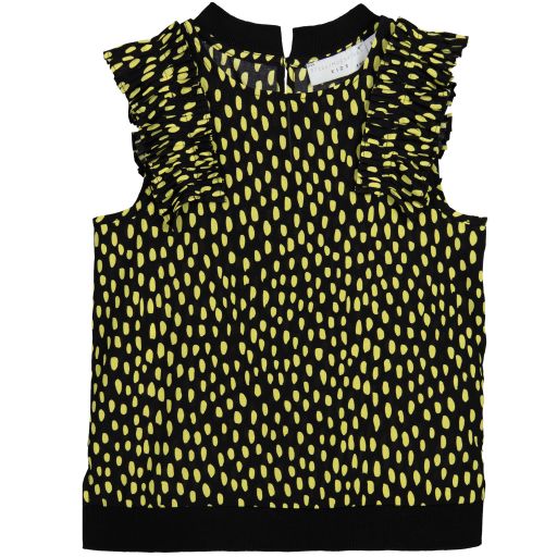 Stella McCartney Kids-Girls Black Dots Blouse | Childrensalon Outlet