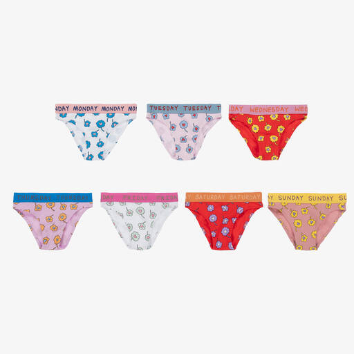 Stella McCartney Kids-Girls Cotton Knickers (7 Pack) | Childrensalon Outlet