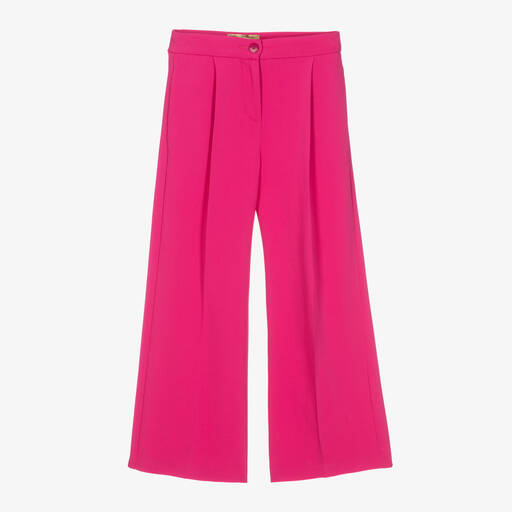 Stella McCartney Kids-Girls Fuchsia Pink Tailored Trousers | Childrensalon Outlet